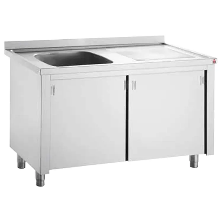 floor cupboard with sink