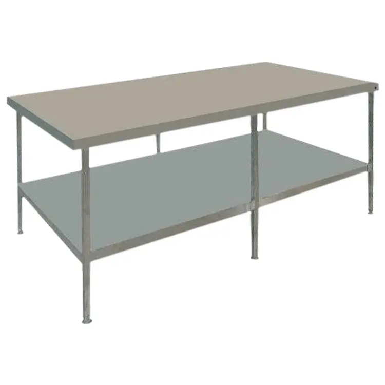 stainless steel work island