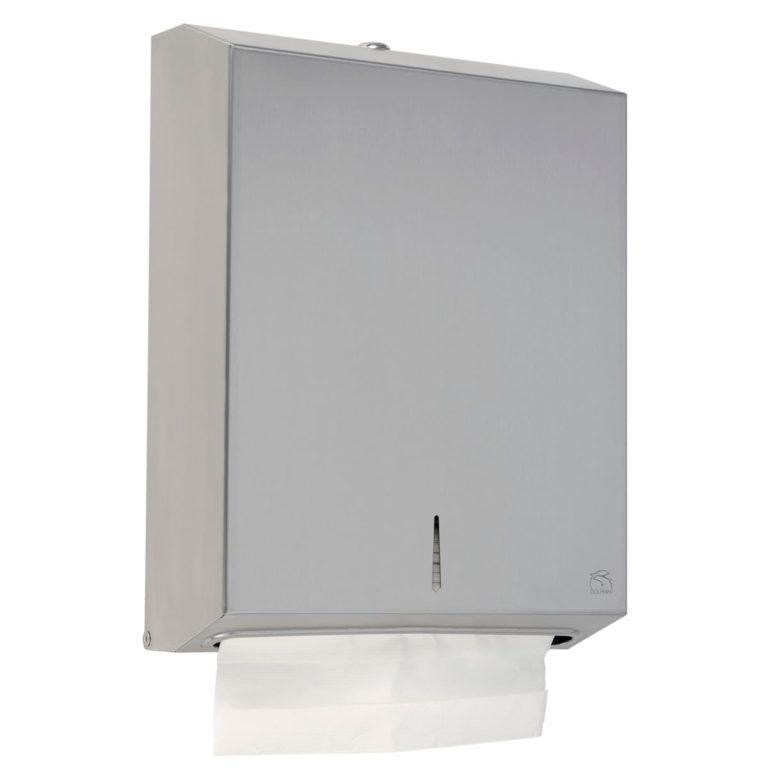 Stainless Steel Hand Towel Dispenser Large | Dispensers | Robert Scott - View #9