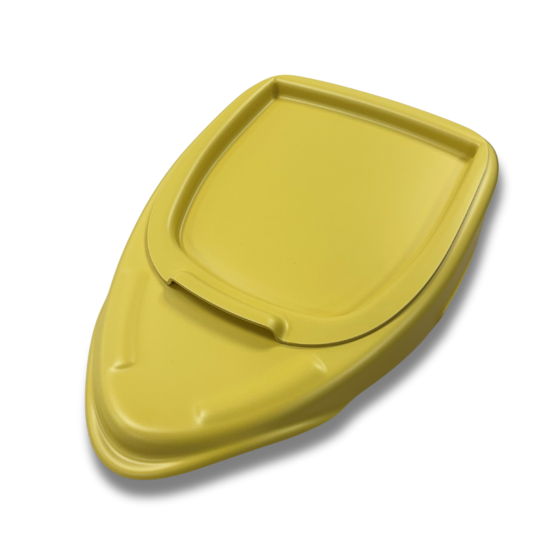 bedpan with lid on different angle