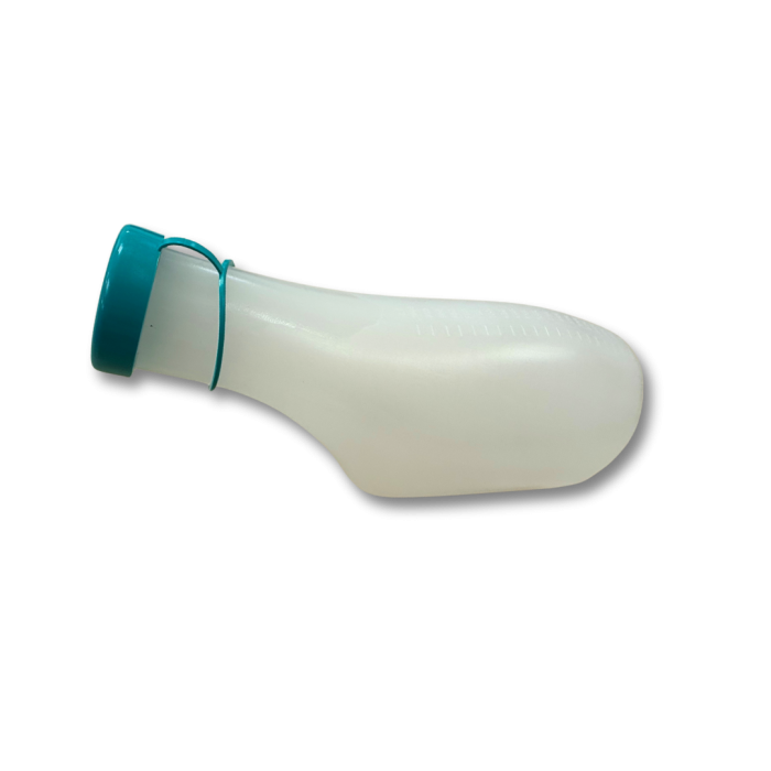 men urinal bottle from side