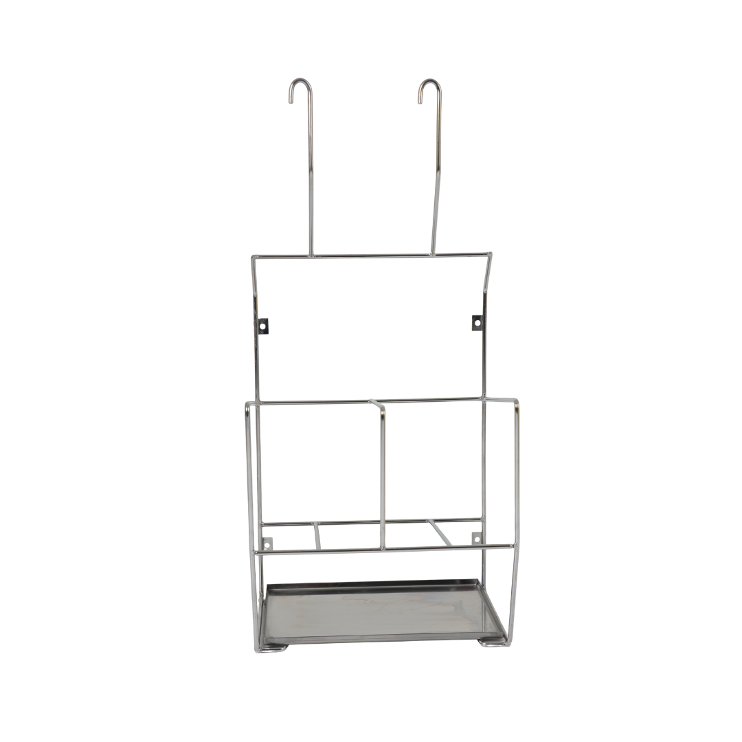 2x2 stainless steel rack empty