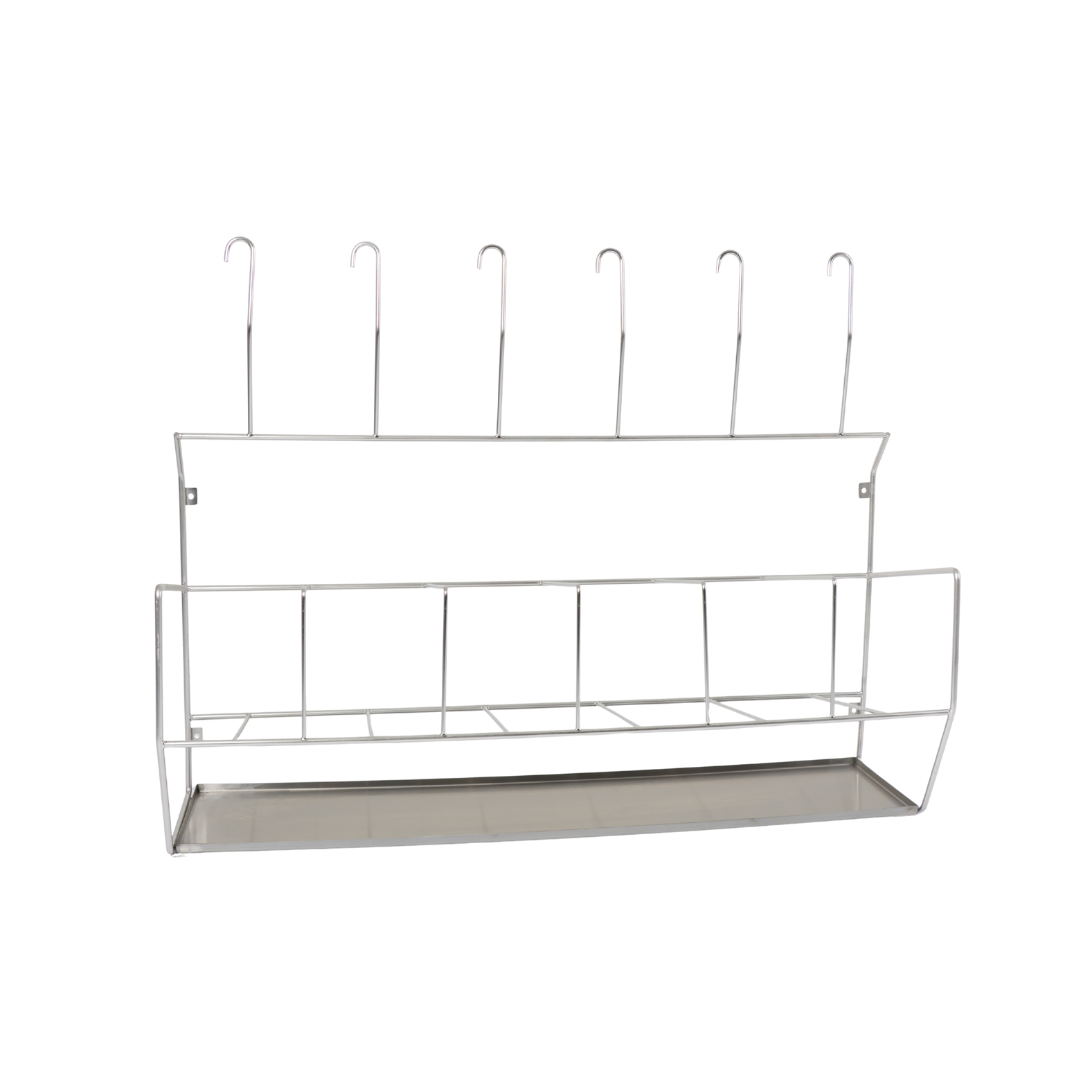 6x6 stainless steel rack empty