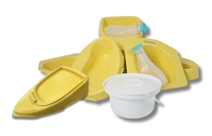 a range of different bedpans